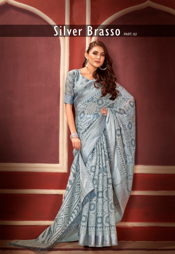 Sc Silver Brasso Vol 2 Soft Cotton Saree Collection